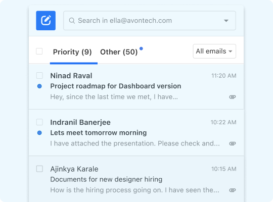 Smart inbox organization